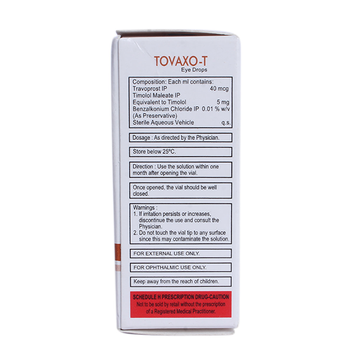 Tovaxo T Eye Drop 2.5 ml, Pack of 1 Tovaxo T Eye Drop 2.5 ml, Pack of 1