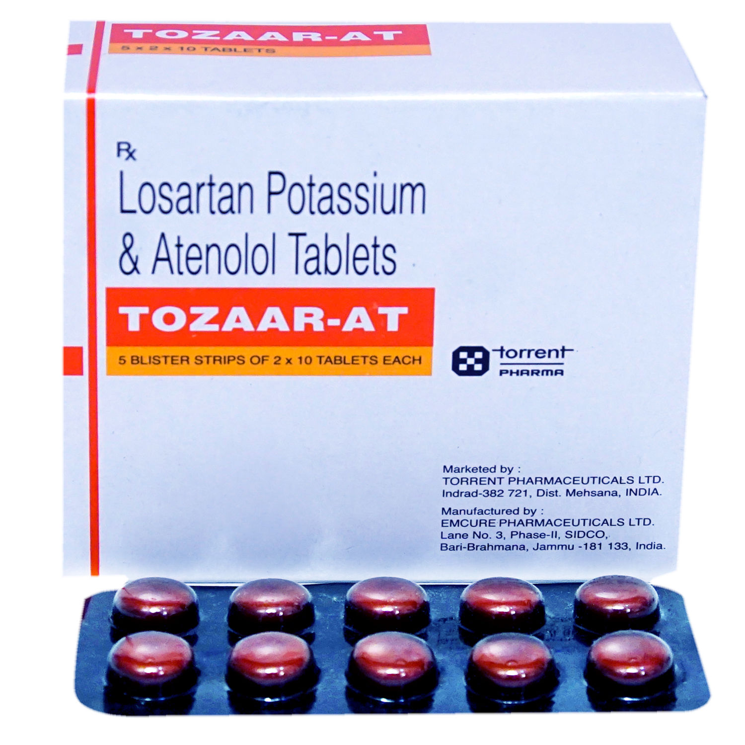 Buy Tozaar-AT Tablet 10's Online