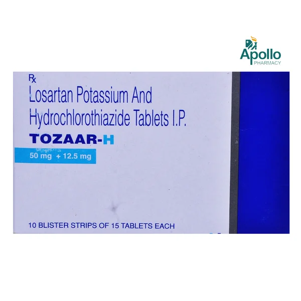 Tozaar H Tablet 15's, Pack of 15 TABLETS
