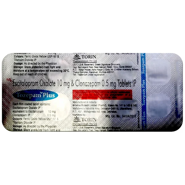 Tozepam Plus Tablet 10's