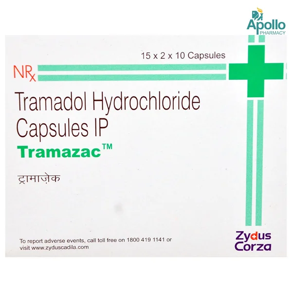 Tramazac Capsule 10's, Pack of 10 CAPSULES