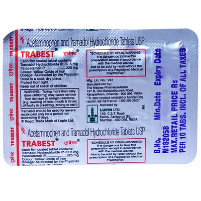 Trabest Tablet 10's, Pack of 10 TABLETS