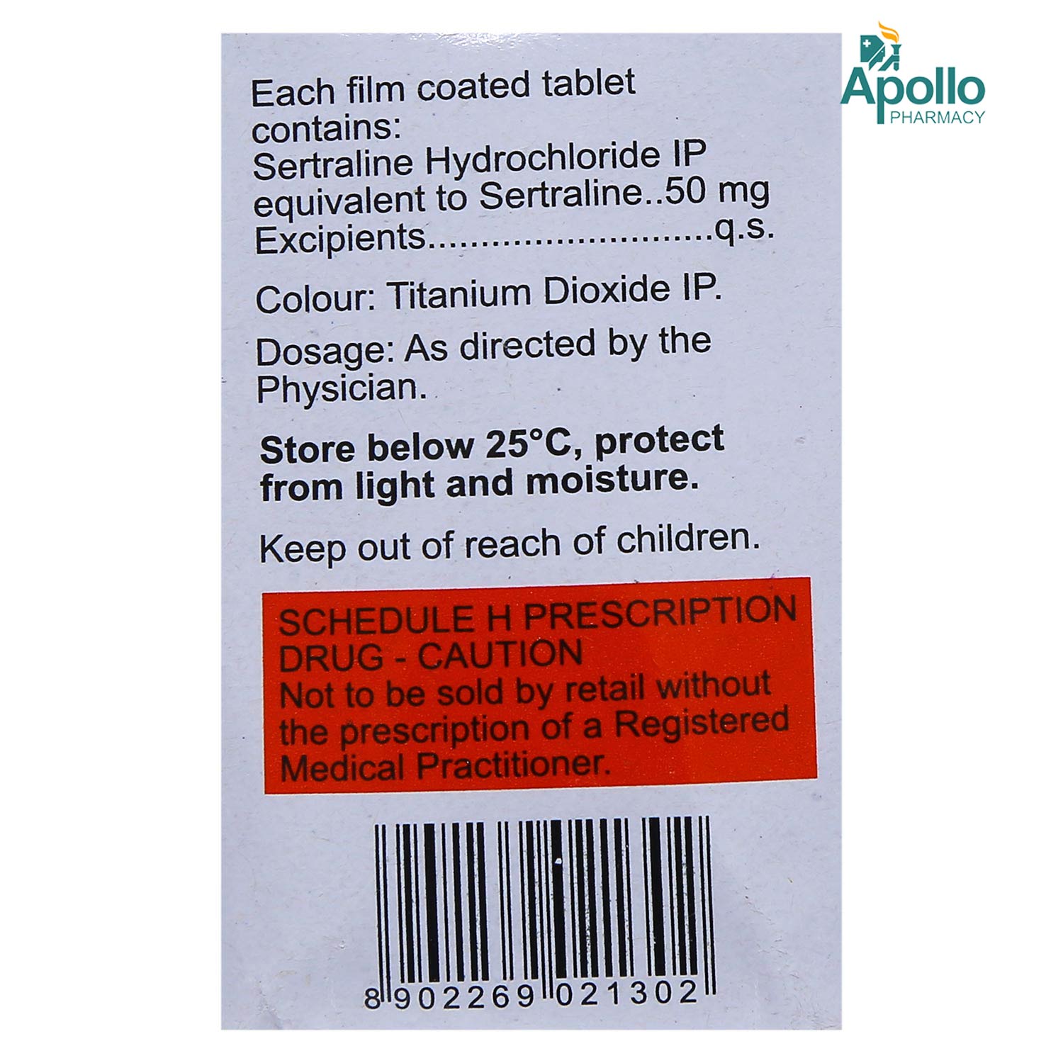 TRALIN 50MG TABLET, Pack of 10 TABLETS TRALIN 50MG TABLET, Pack of 10 TABLETS