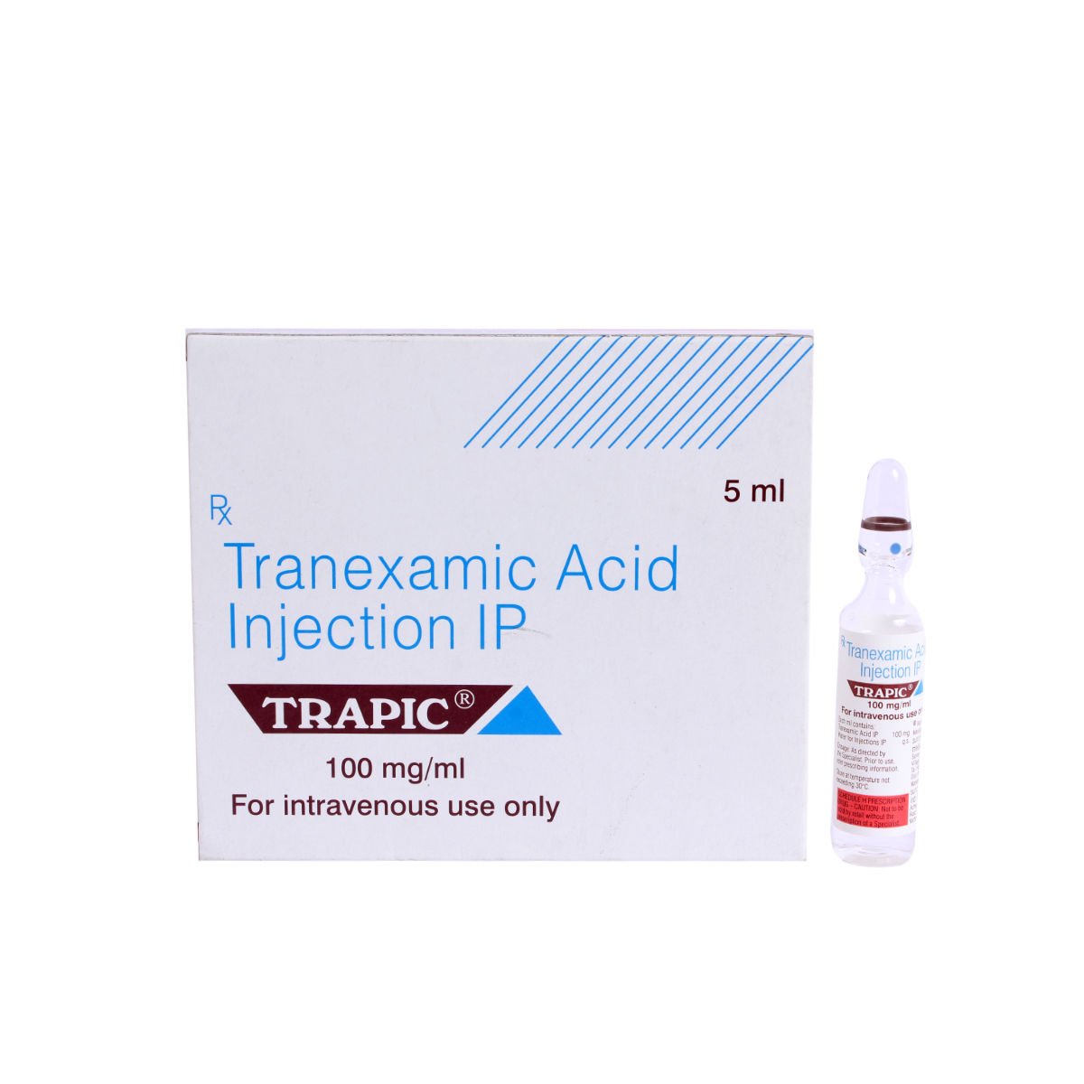 TRAPIC 100MG INJECTION 5ML Price, Uses, Side Effects, Composition