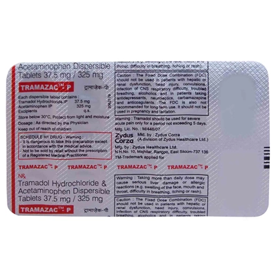 Tramazac-P Tablet 10's, Pack of 10 TABLETS