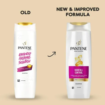 Pantene Hair Science Hairfall Control Shampoo with Pro-V+ Vitamin B, 180 ml  Price, Uses, Side Effects, Composition - Apollo Pharmacy