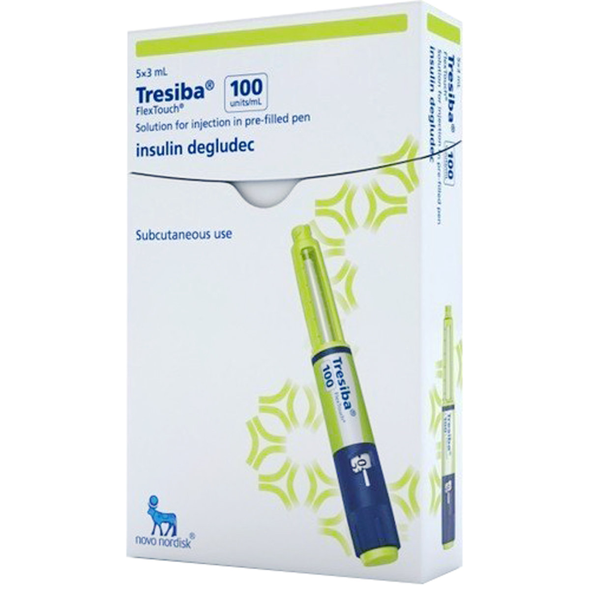 Tresiba 100U/ml Flextouch 3 ml, Pack of 1 Injection Tresiba 100U/ml Flextouch 3 ml, Pack of 1 Injection