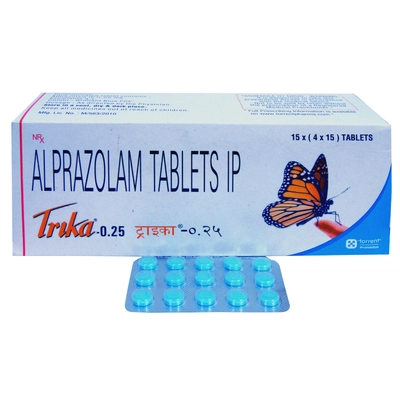 Trika-0.25 Tablet 15's, Pack of 15 TABLETS