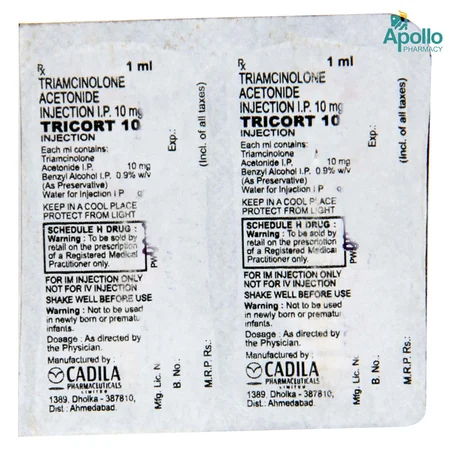 Tricort 10 mg Injection 1 ml