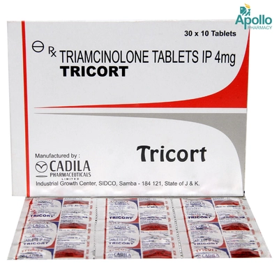 Tricort 4 mg Tablet 10's, Pack of 10 TABLETS