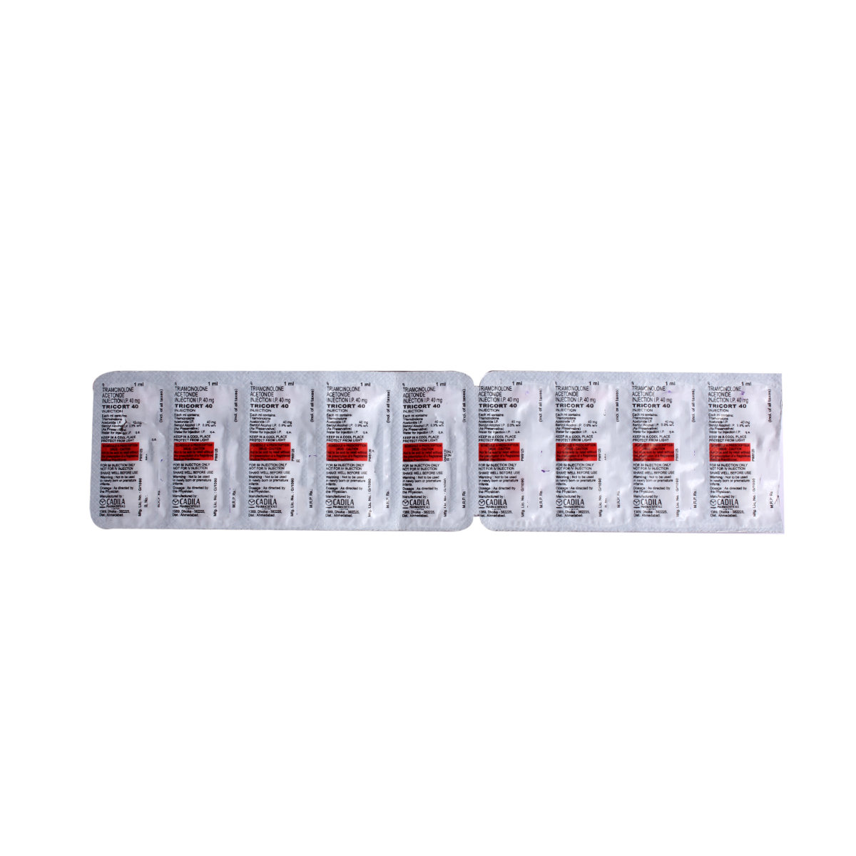 Tricort 40mg Injection 1 ml, Pack of 1 Injection Tricort 40mg Injection 1 ml, Pack of 1 Injection
