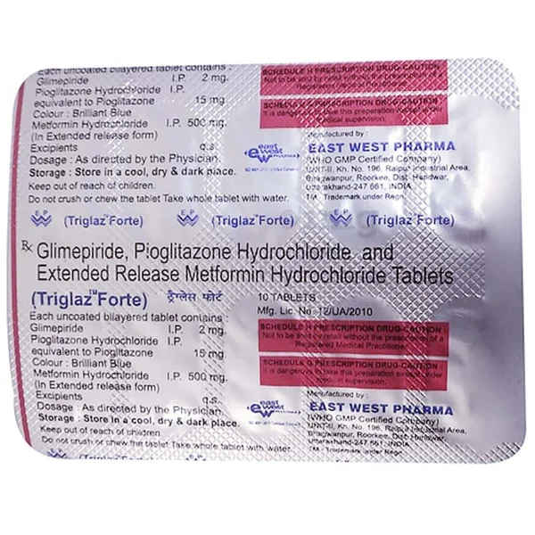 Triglaz Forte Tablet 10's