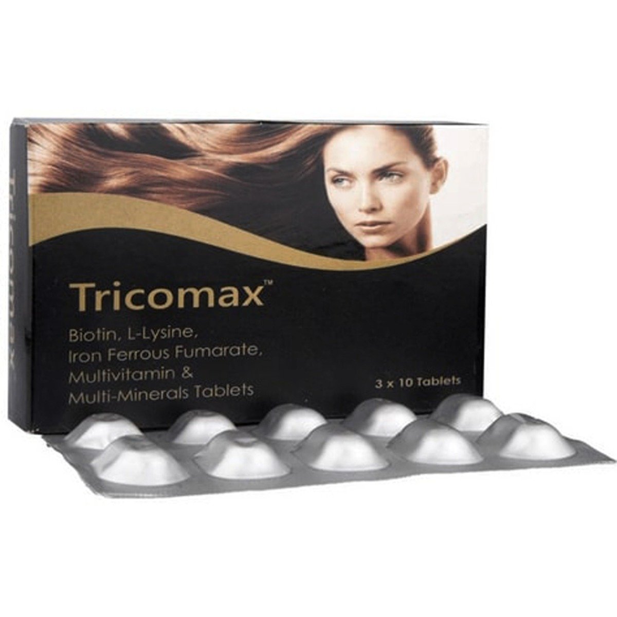 Tricomax Tablet 10's, Pack of 10 Tricomax Tablet 10's, Pack of 10