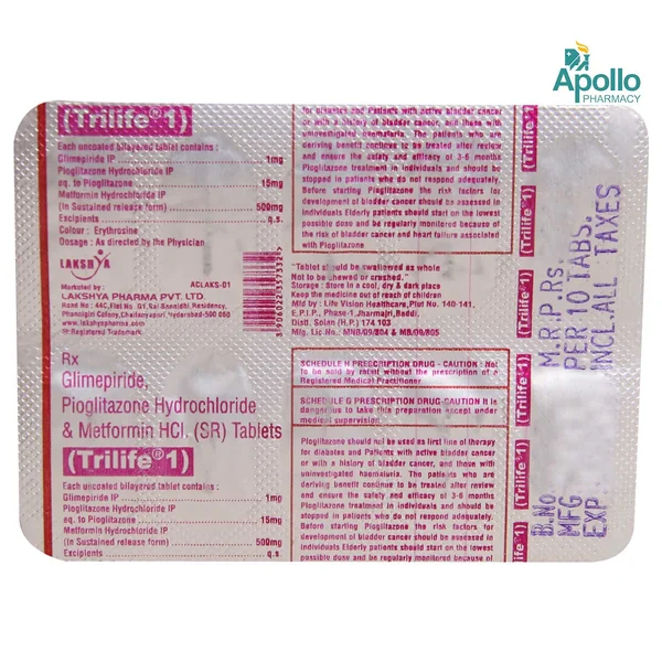 Trilife-1 Tablet 10's