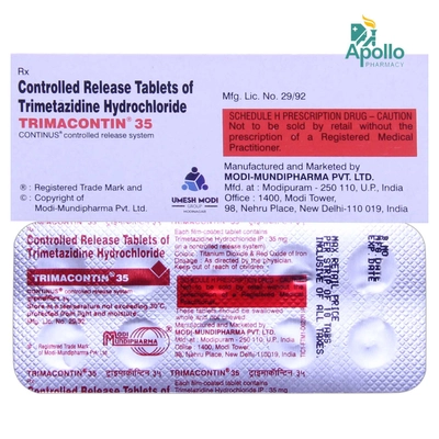 Trimacontin 35 Tablet 10's, Pack of 10 TabletS