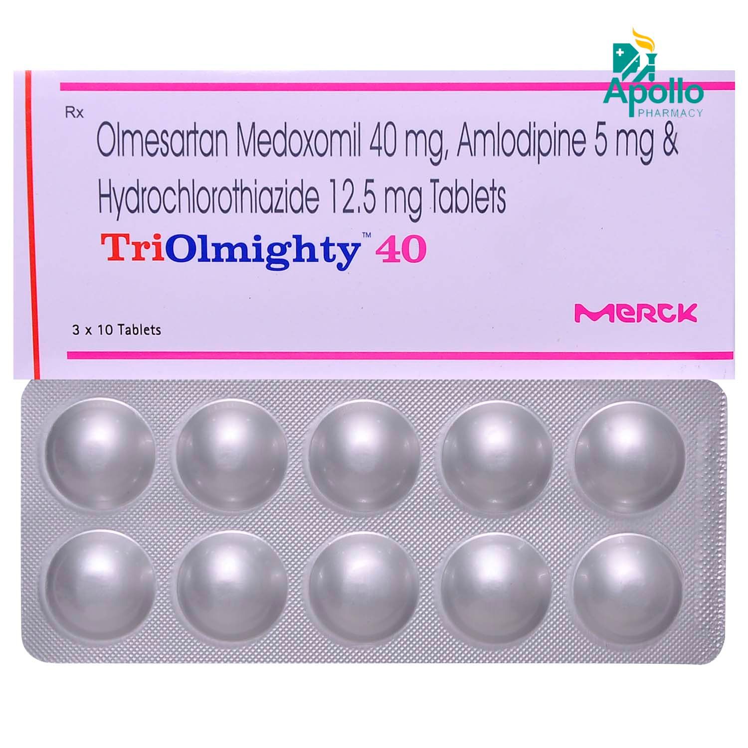 Buy Triolmighty 40 Tablet 10's Online