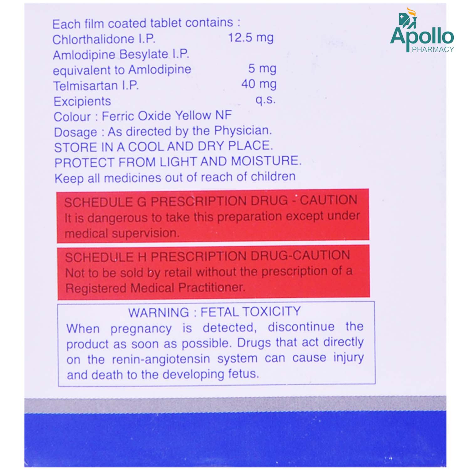 Tritelsar 40 HS Tablet 10's, Pack of 10 TABLETS Tritelsar 40 HS Tablet 10's, Pack of 10 TABLETS