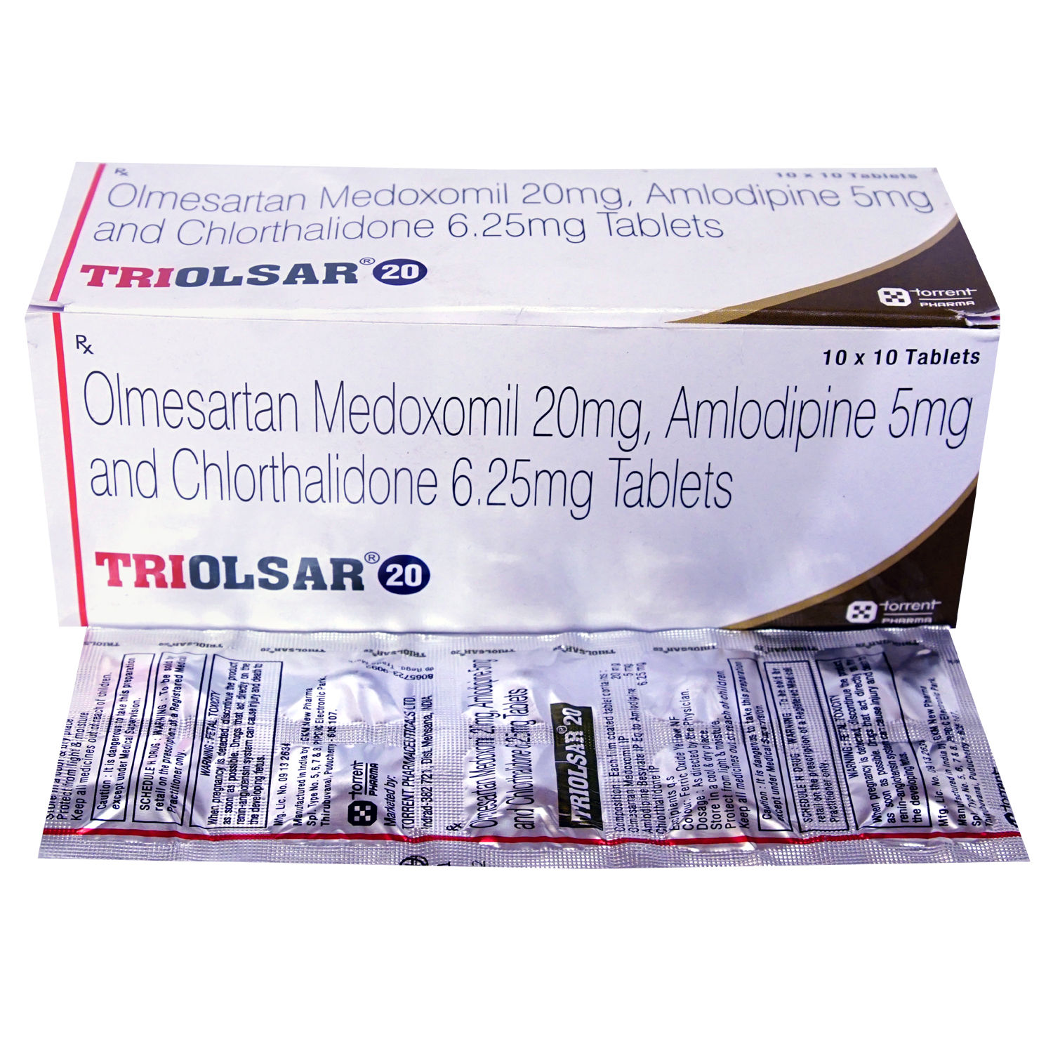 Buy Triolsar 20 Tablet 10'S Online