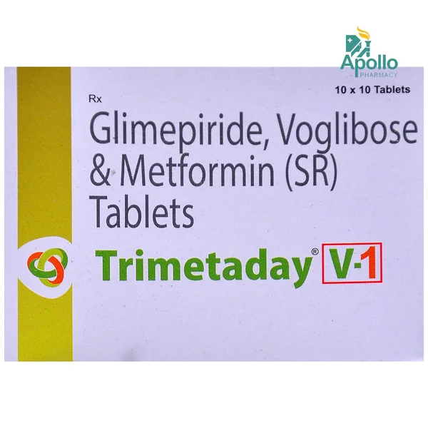 Trimetaday V-1 Tablet 10's