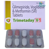 Trimetaday V-1 Tablet 10's, Pack of 10 TabletS