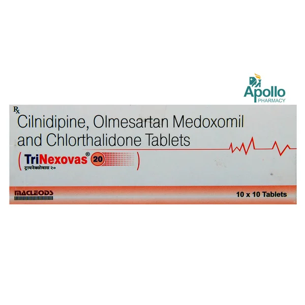 Trinexovas 20 Tablet 10's, Pack of 10 TABLETS