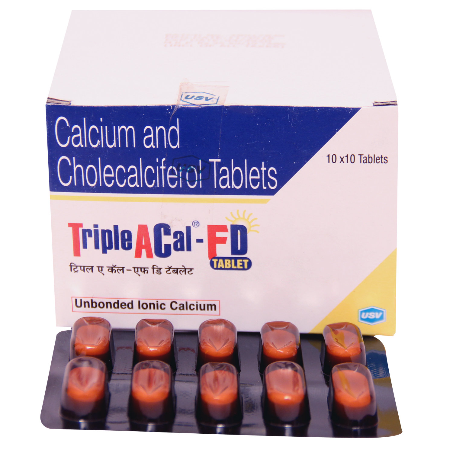 TripleACal-FD Tablet 10's, Pack of 10 TripleACal-FD Tablet 10's, Pack of 10