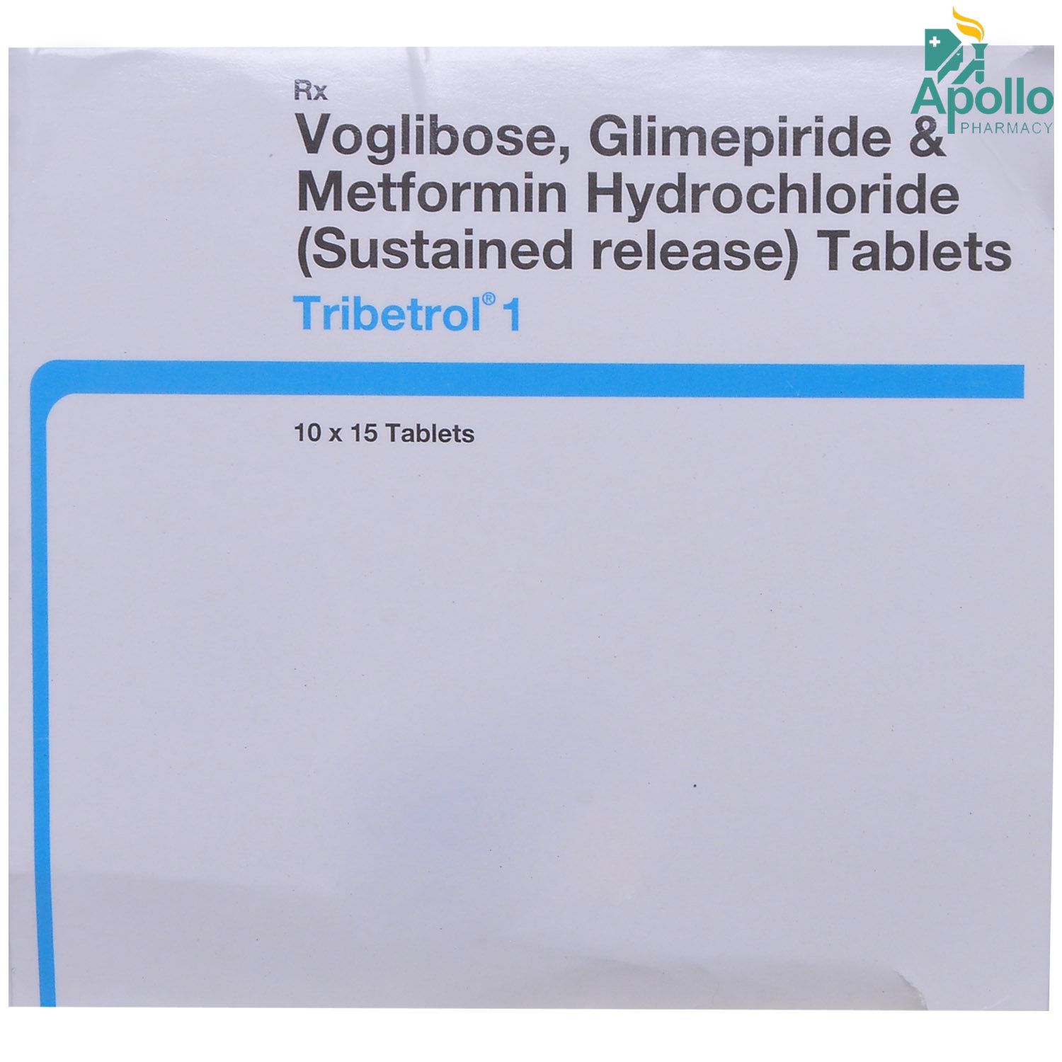 Tribetrol 1 Tablet 15's, Pack of 15 TabletS Tribetrol 1 Tablet 15's, Pack of 15 TabletS