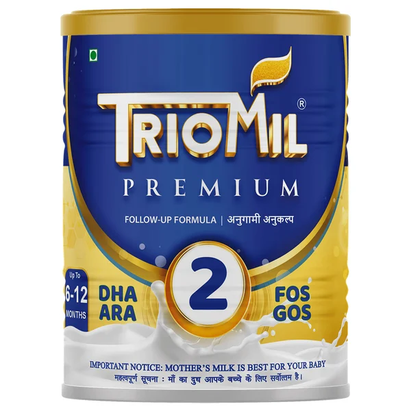 Triomil Premium Stage 2 Infant Formula Powder, 400 gm Tin, Pack of 1