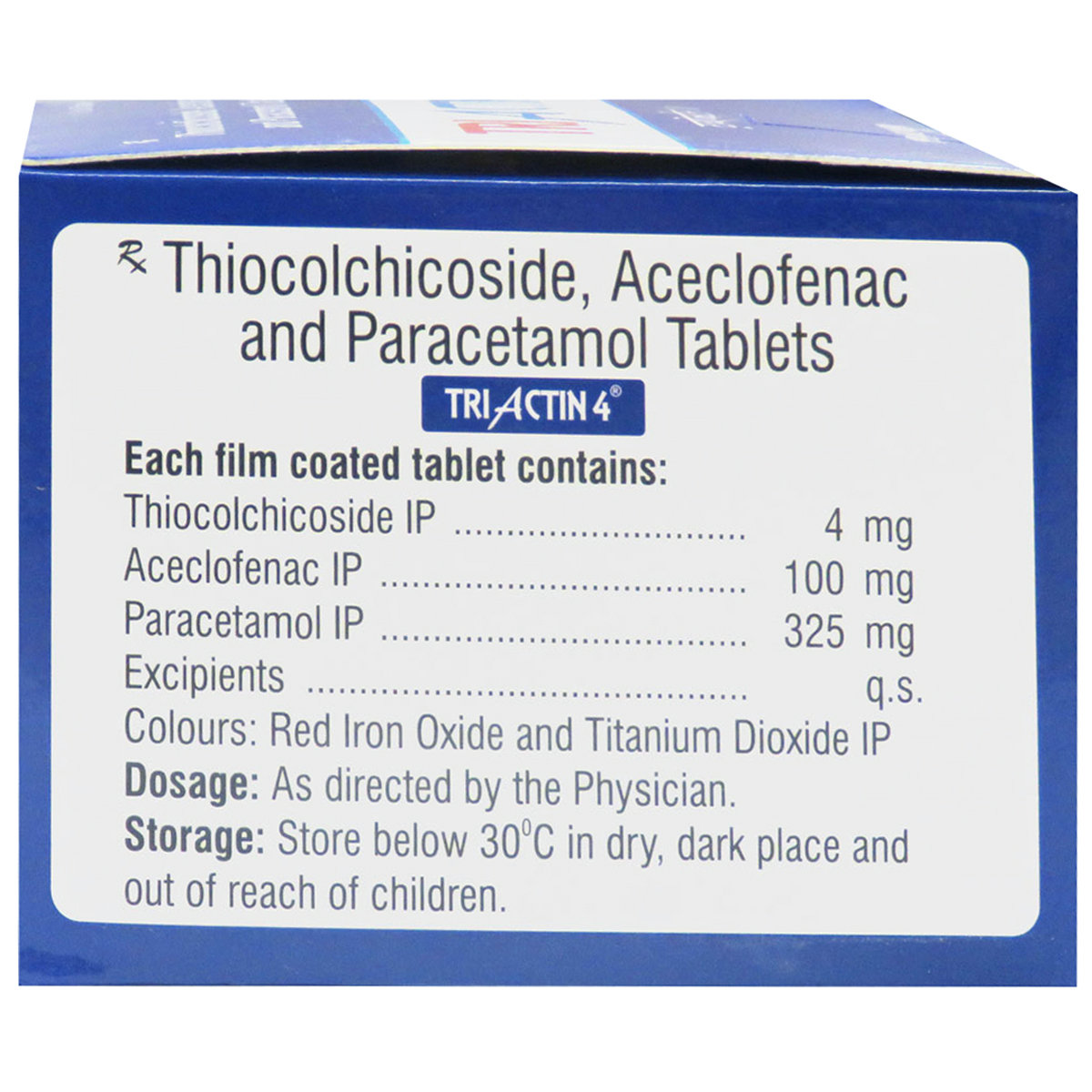 Triactin 4 Tablet 10's, Pack of 10 Triactin 4 Tablet 10's, Pack of 10
