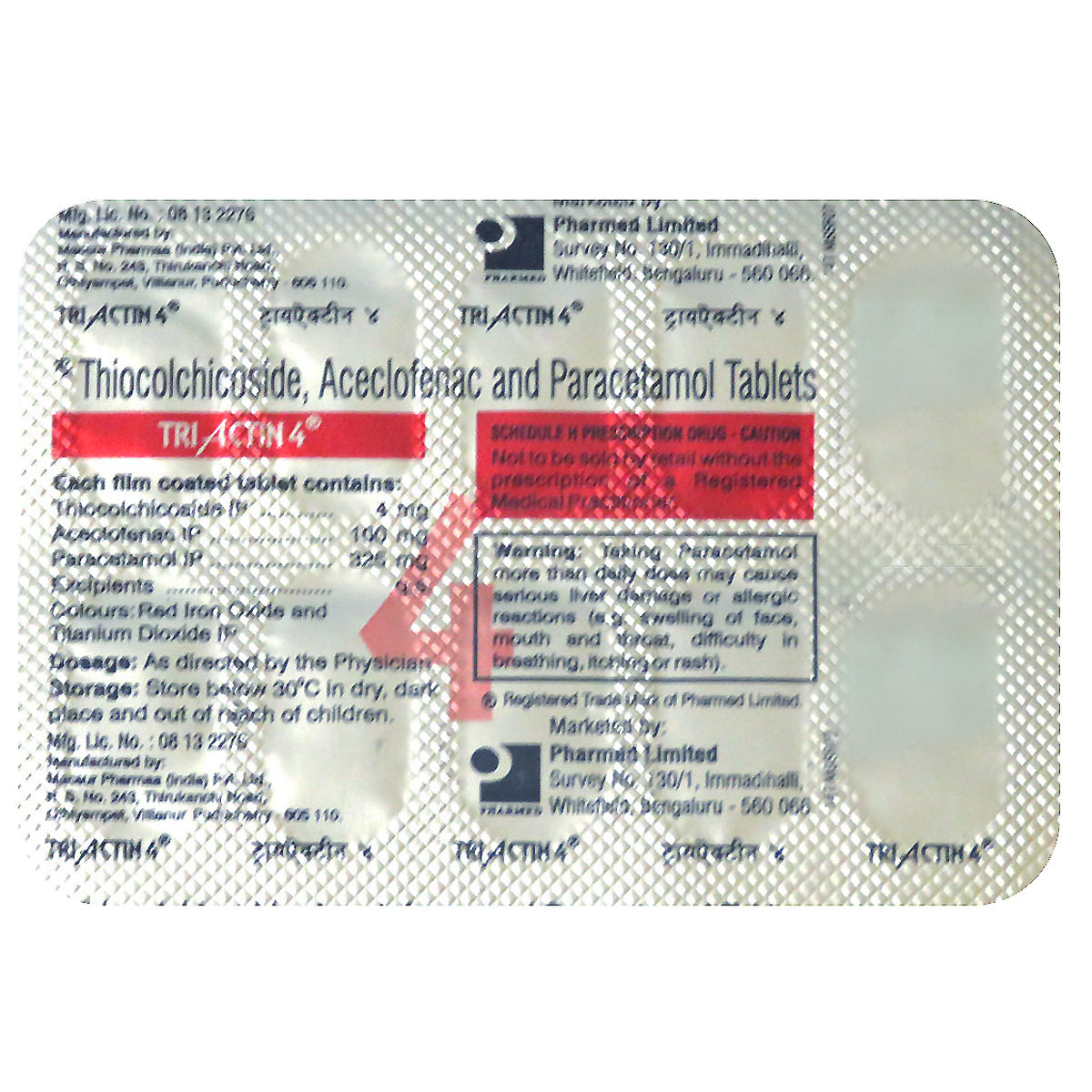 Triactin 4 Tablet 10's, Pack of 10 Triactin 4 Tablet 10's, Pack of 10