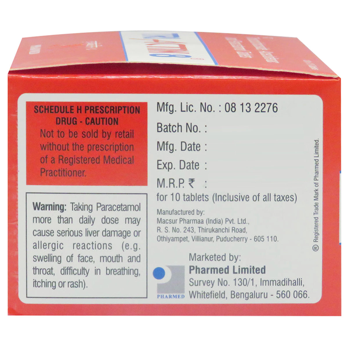 Triactin 8 mg Tablet 10's, Pack of 10 TabletS Triactin 8 mg Tablet 10's, Pack of 10 TabletS
