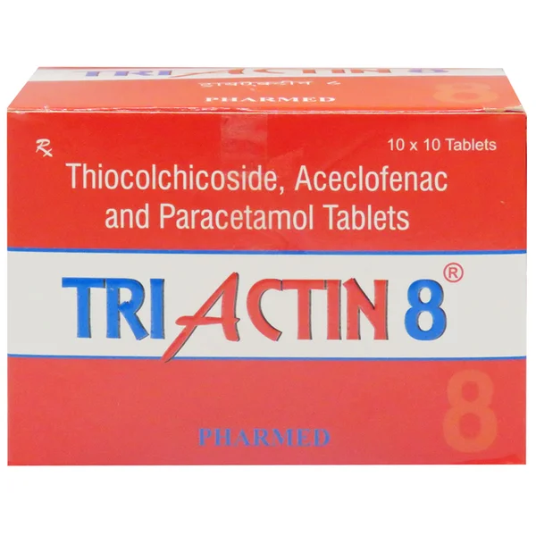 Triactin 8 mg Tablet 10's