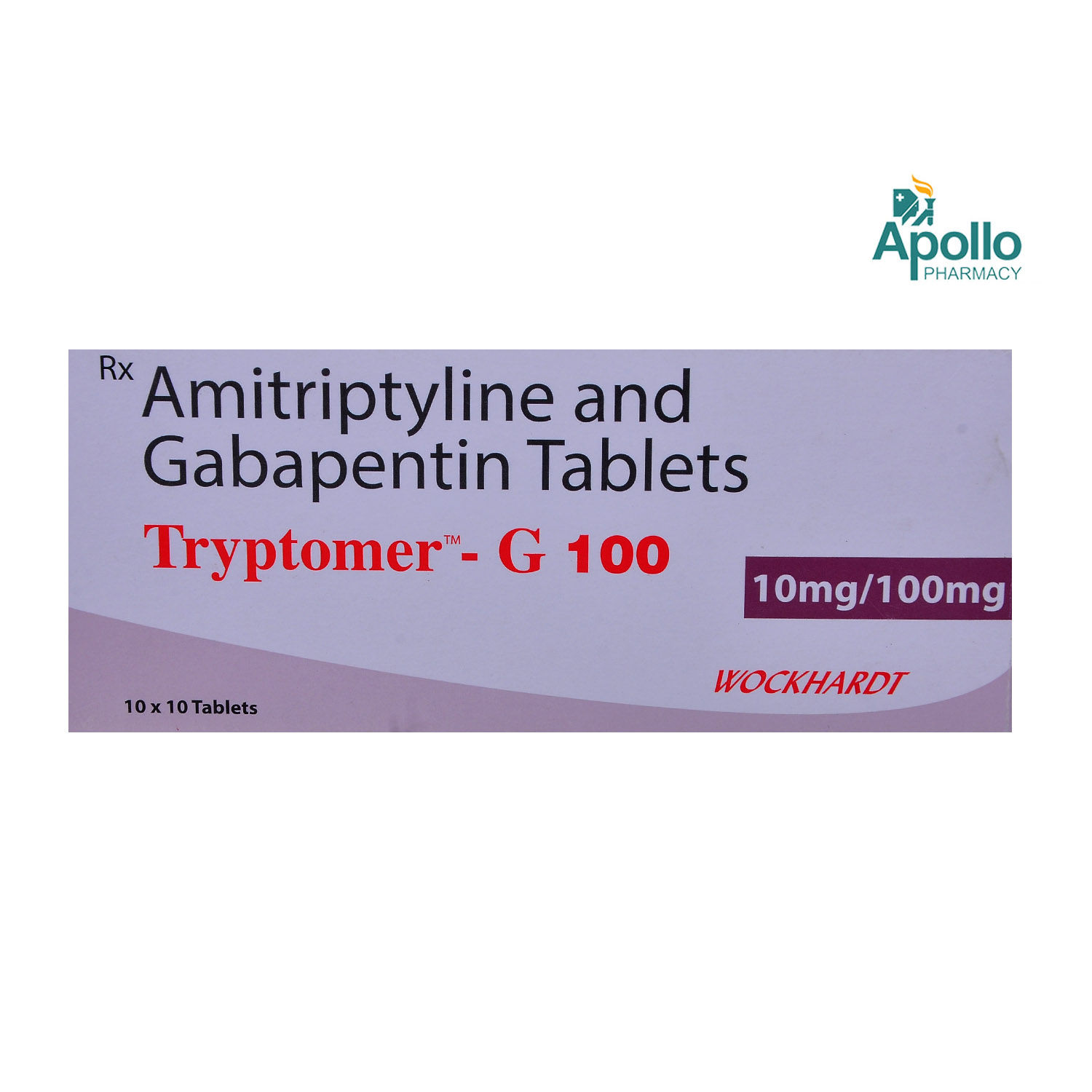 Buy Tryptomer-G 100 Tablet 10's Online