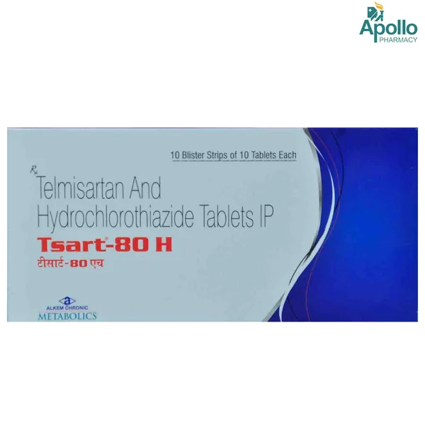 Tsart-80 H Tablet 10's