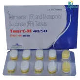 Tsart-M 40/50 Tablet 10's, Pack of 10 TABLETS