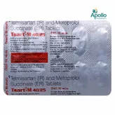 TSART M 40/25MG TABLET, Pack of 10 TABLETS