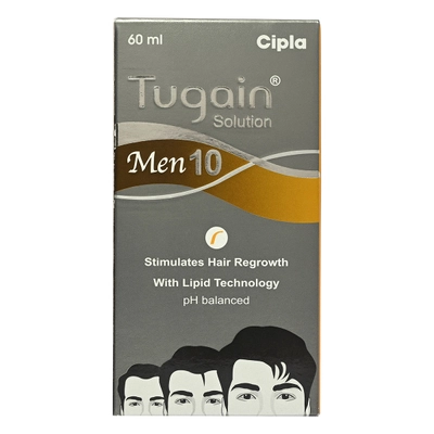 Tugain Men 10% Solution 60 ml, Pack of 1 Solution