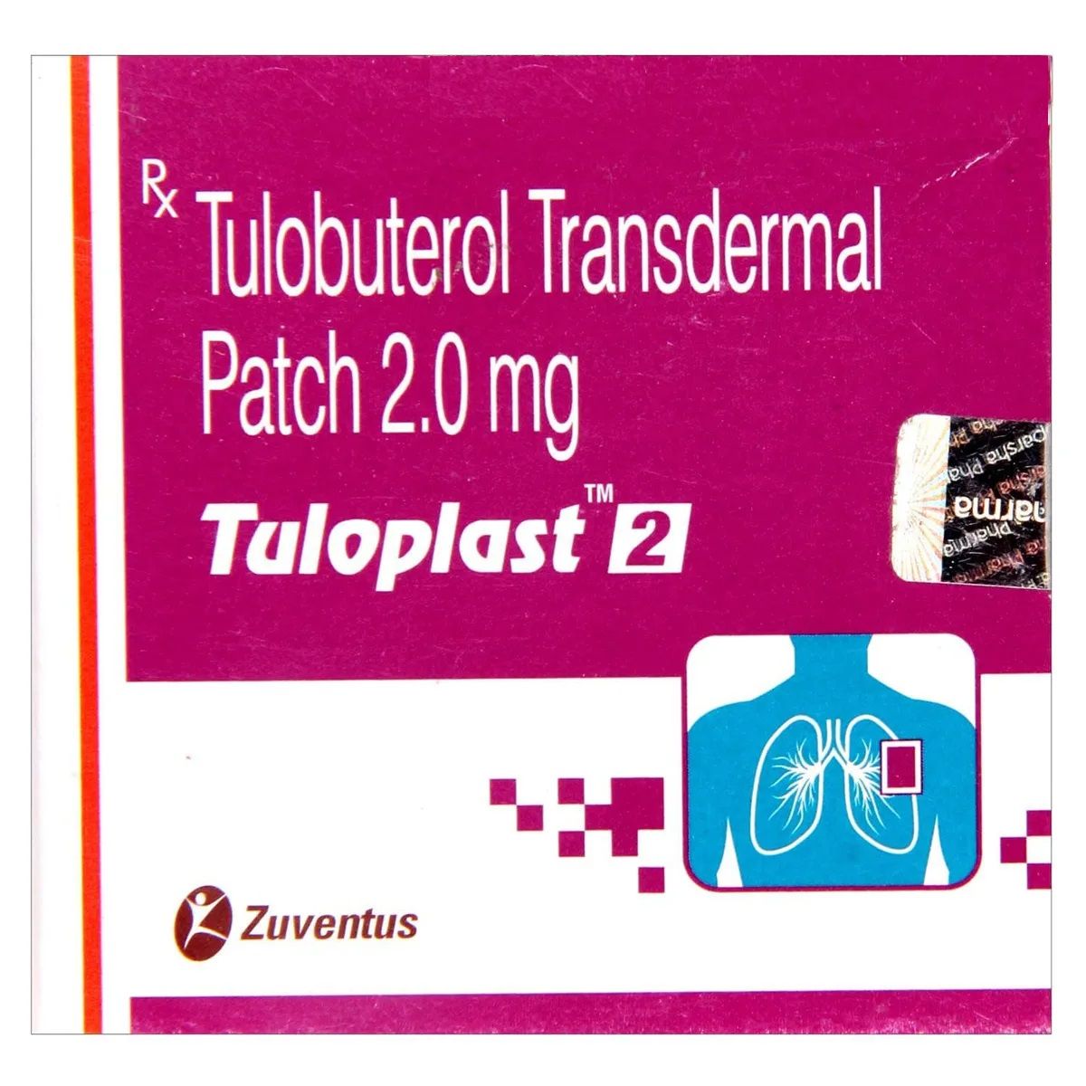 Buy Tuloplast 2 Transdermal Patch 1's Online