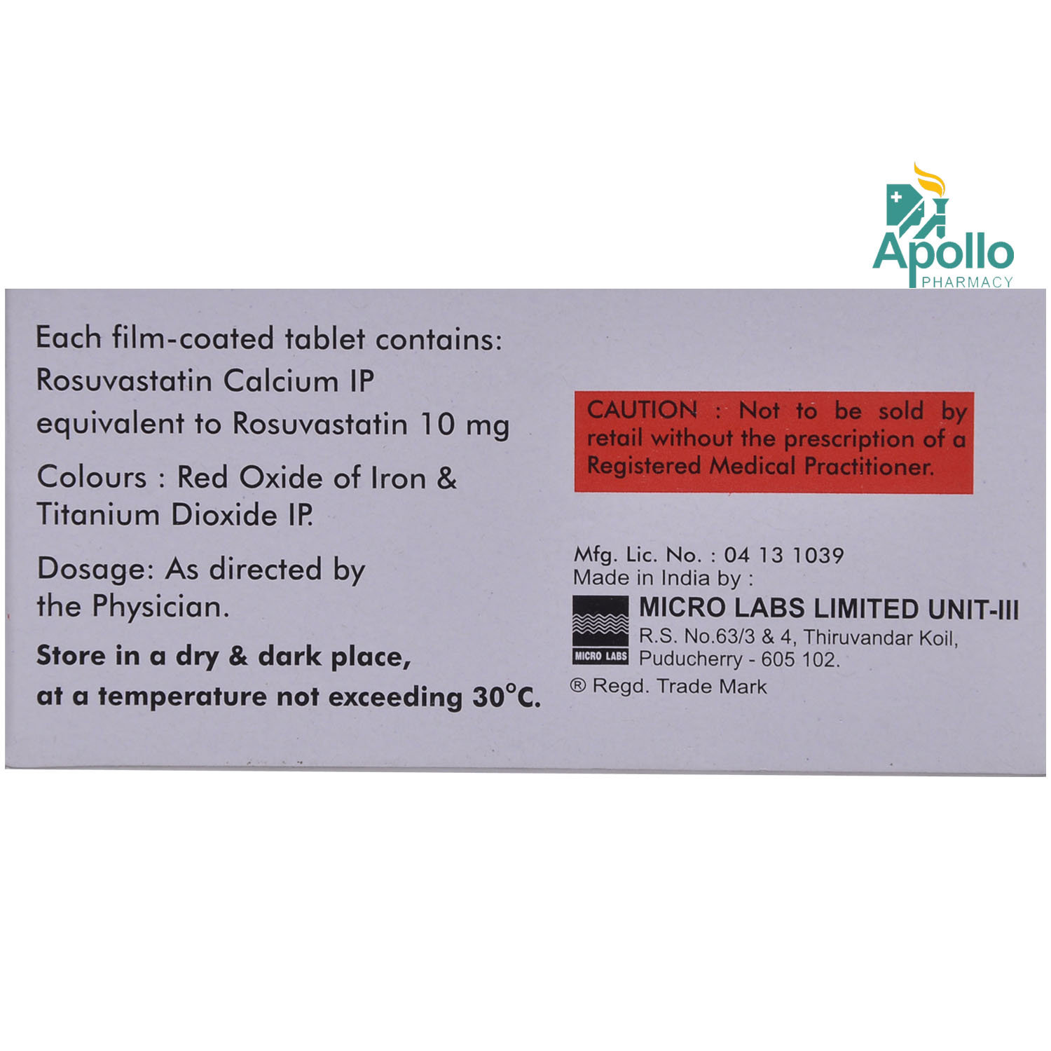 Turbovas-10 Tablet 10's, Pack of 10 TABLETS Turbovas-10 Tablet 10's, Pack of 10 TABLETS