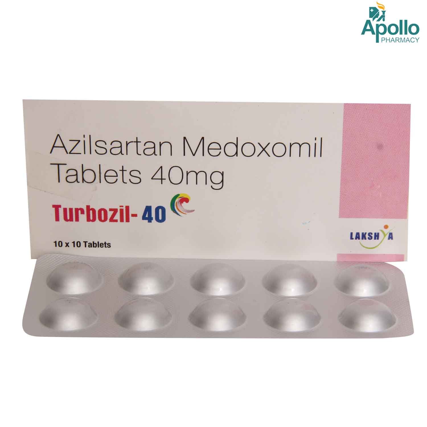 Turbozil 40 Tablet 10's, Pack of 10 TABLETS Turbozil 40 Tablet 10's, Pack of 10 TABLETS