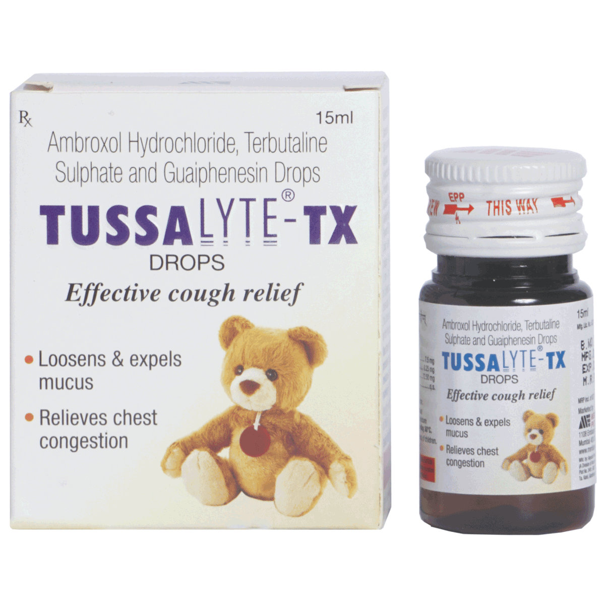 Tussalyte-TX Oral Drops 15 ml, Pack of 1 Tussalyte-TX Oral Drops 15 ml, Pack of 1