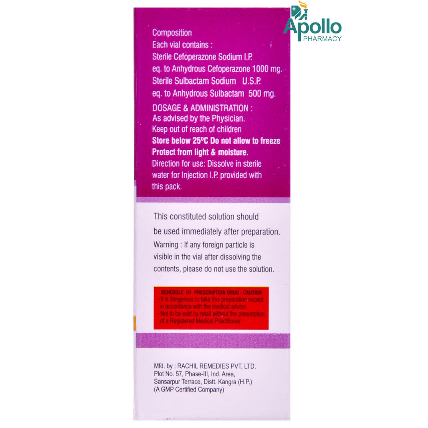 TWIBACT M 1.5GM INJECTION, Pack of 1 TWIBACT M 1.5GM INJECTION, Pack of 1