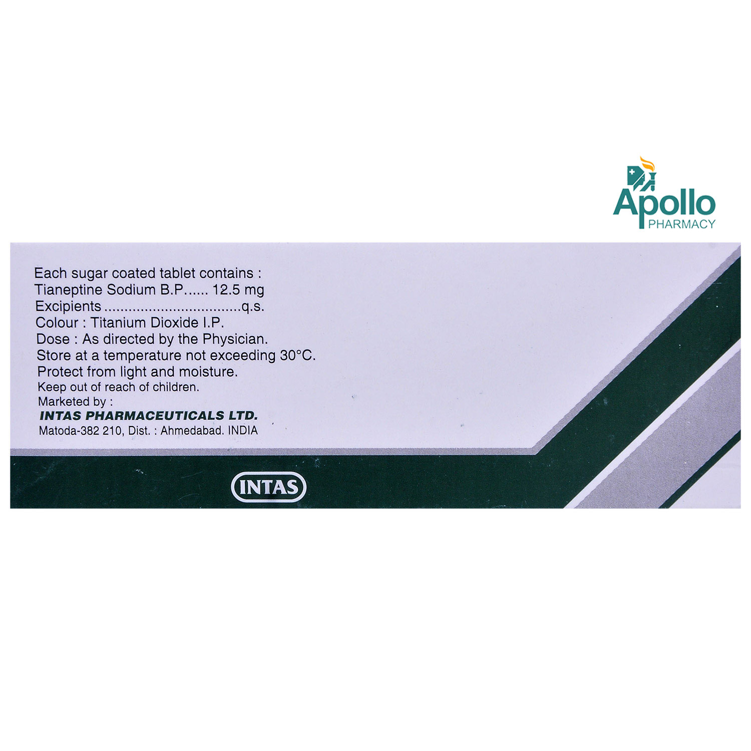 Tynept Tablet 10's, Pack of 10 TABLETS Tynept Tablet 10's, Pack of 10 TABLETS