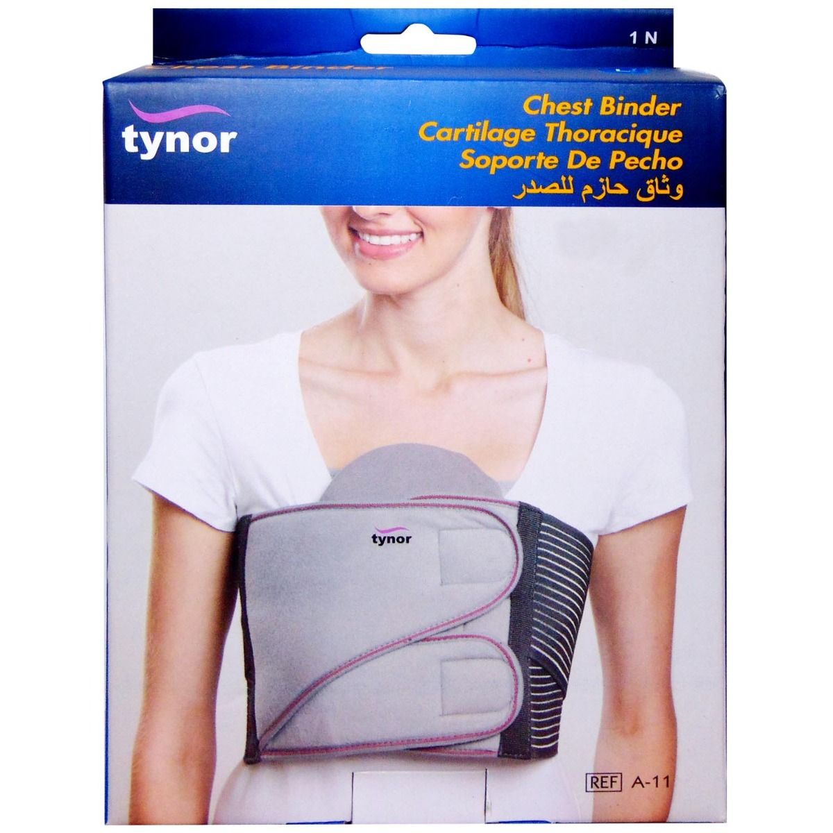 Tynor Chest Binder Belt Large, 1 Count Price, Uses, Side Effects
