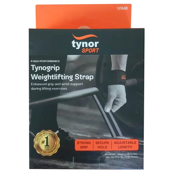 Tynor Sport Tynogrip Weightlifting Strap Universal, 1 Count