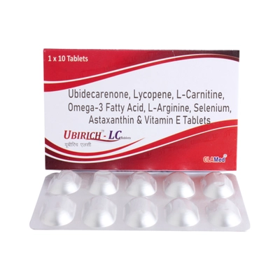 Ubirich-LC Tablet 10's, Pack of 10 TABLETS