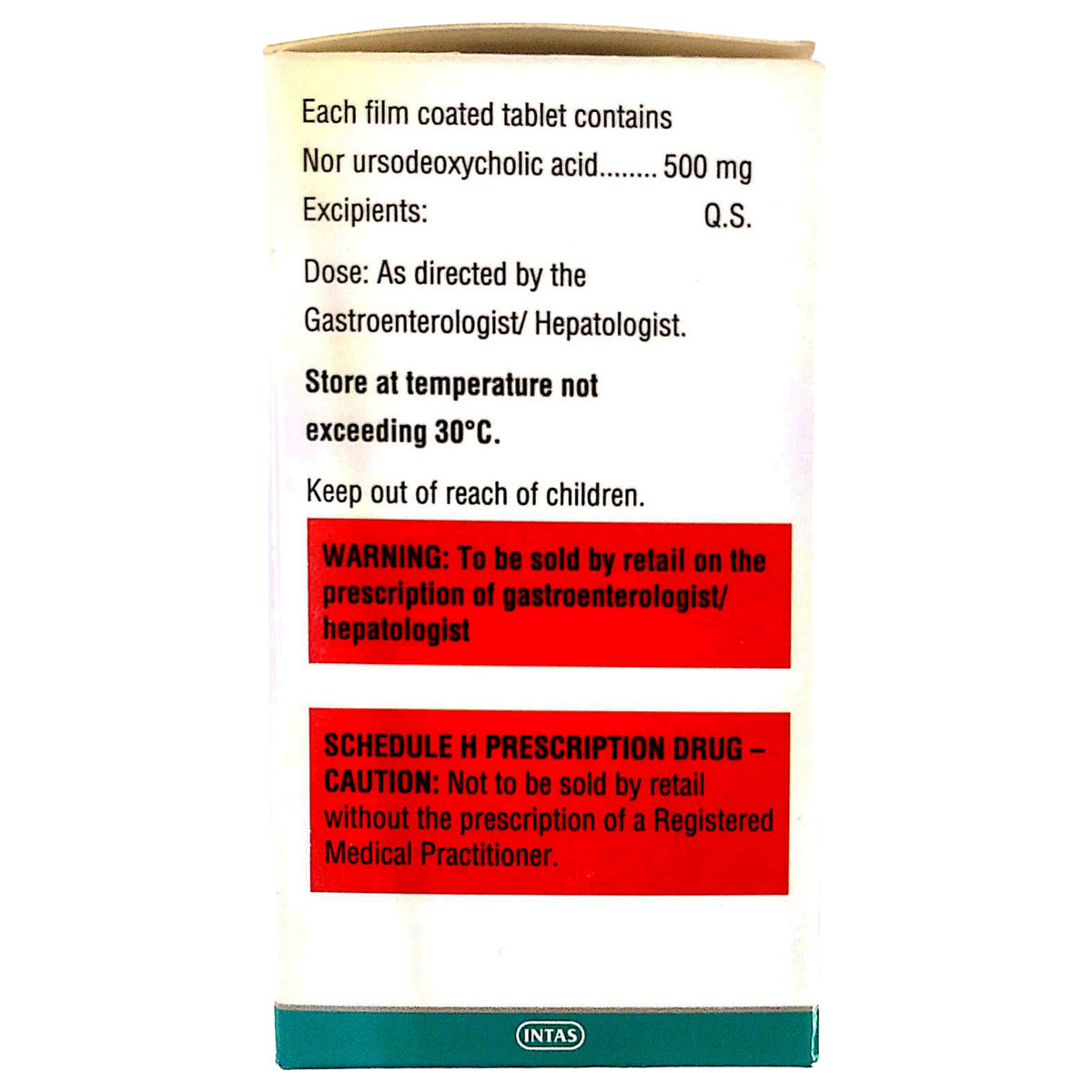 Udynor 500 mg Tablet 30's, Pack of 1 Udynor 500 mg Tablet 30's, Pack of 1