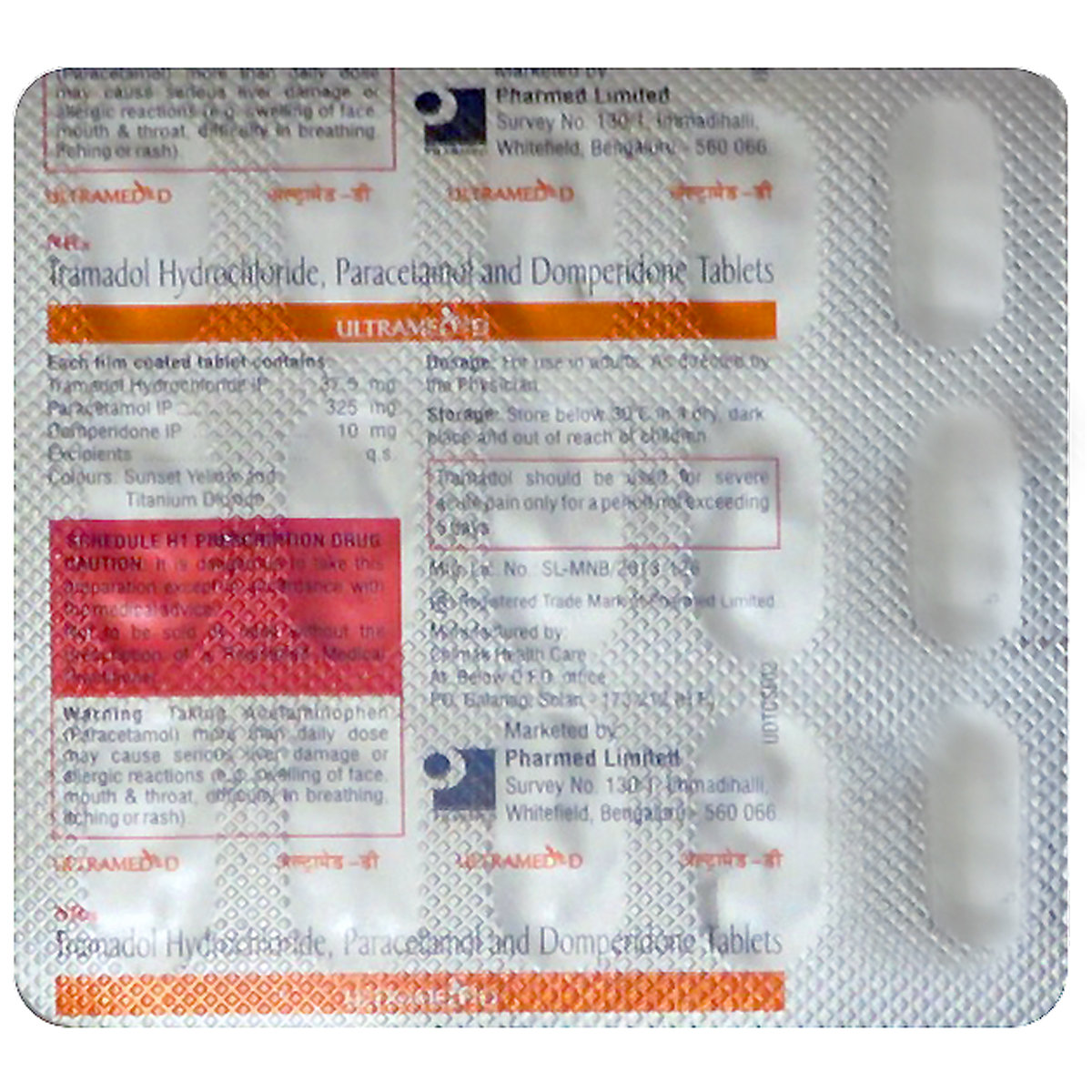 Ultramed-D Tablet 15's, Pack of 15 TabletS Ultramed-D Tablet 15's, Pack of 15 TabletS