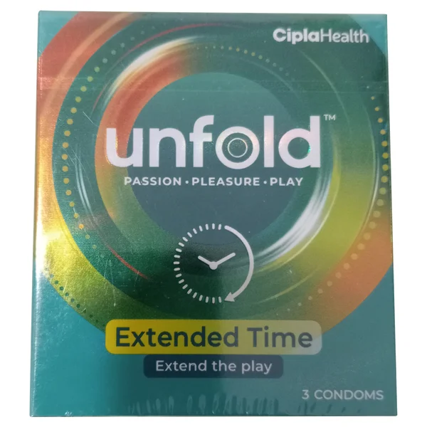 Unfold Extended Time Condoms, 3 Count