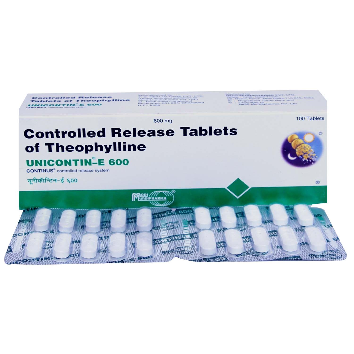 Unicontin-E 600 Tablet 10's Unicontin-E 600 Tablet 10's